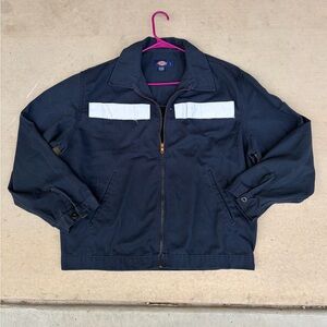 Dickies Dark Blue Work Jacket with White Accents